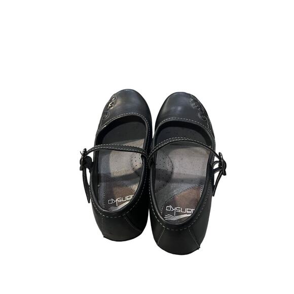Dansko Savanna Mary Jane Clogs 5.5-6 EU 36 Leather Embroidered Boho Shoes EUC - Picture 10 of 11